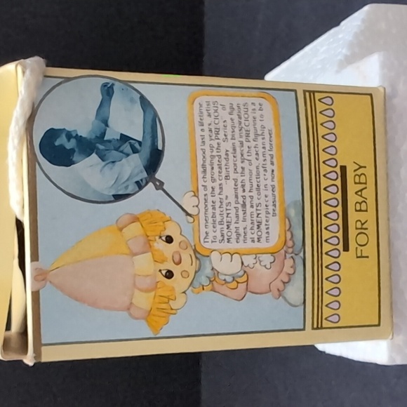 VGT, Precious Moments May Your Birthday Be Warm Ceramic Baby Bear. - Picture 6 of 7